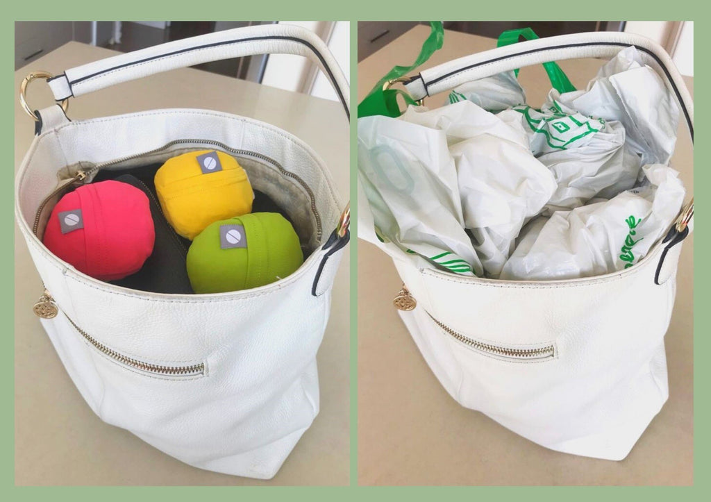 Reusable shopping bags and the war on plastic waste.