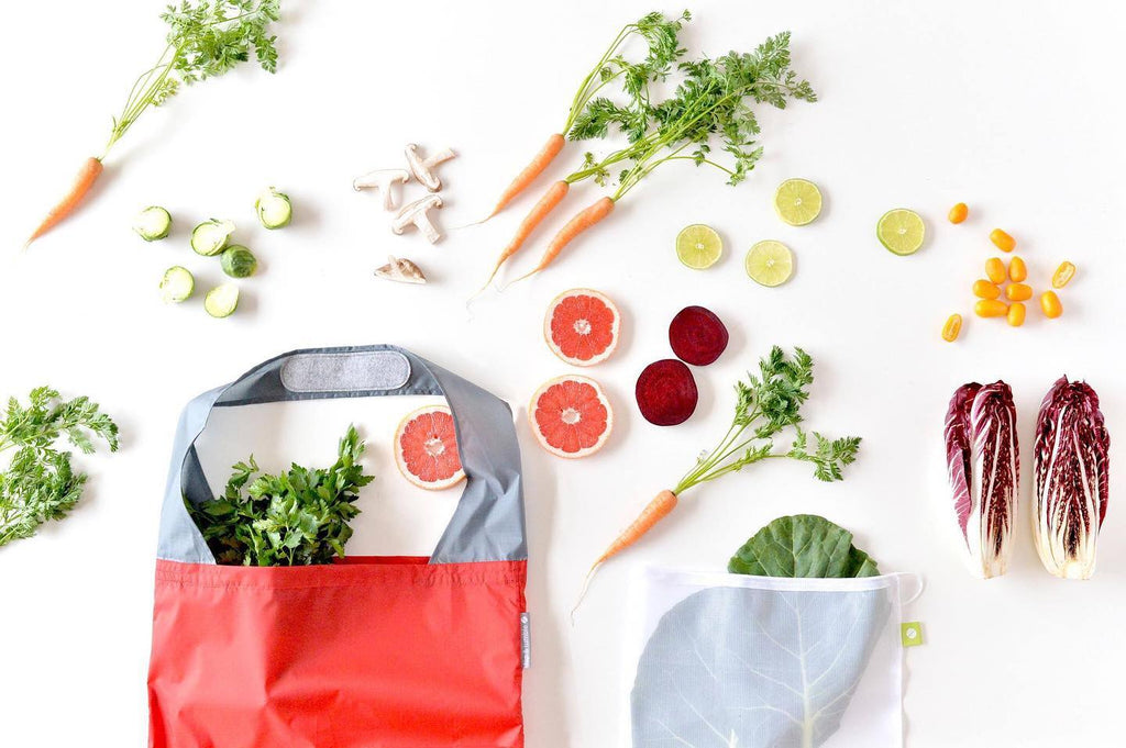 Shop local with your Reusable Shopping & Produce Bags.
