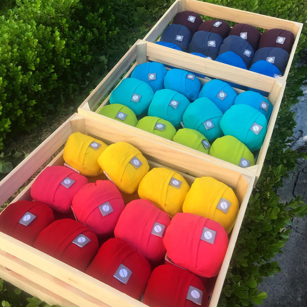 Our 24/7 Reusable Bags make the perfect rainbow!