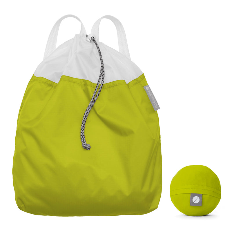 Flip and Tumble Drawstring Backpack Green